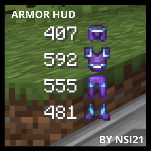 Логотип мода Armor Durability HUD