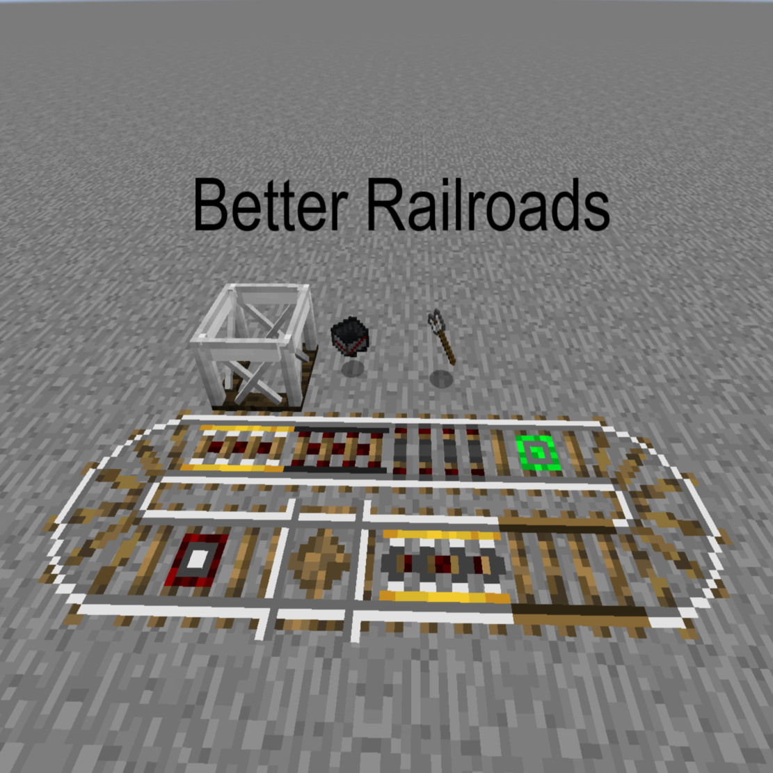 Логотип мода Better Railroads