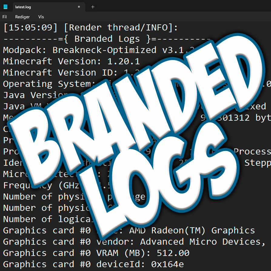 Логотип мода Branded Logs