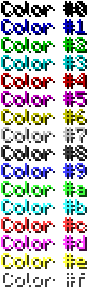 Логотип мода Colored Signs