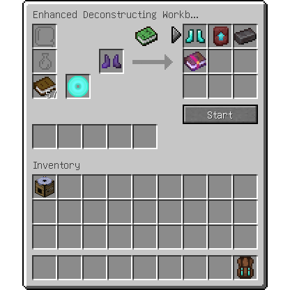 Логотип мода Corail Deconstruction Table