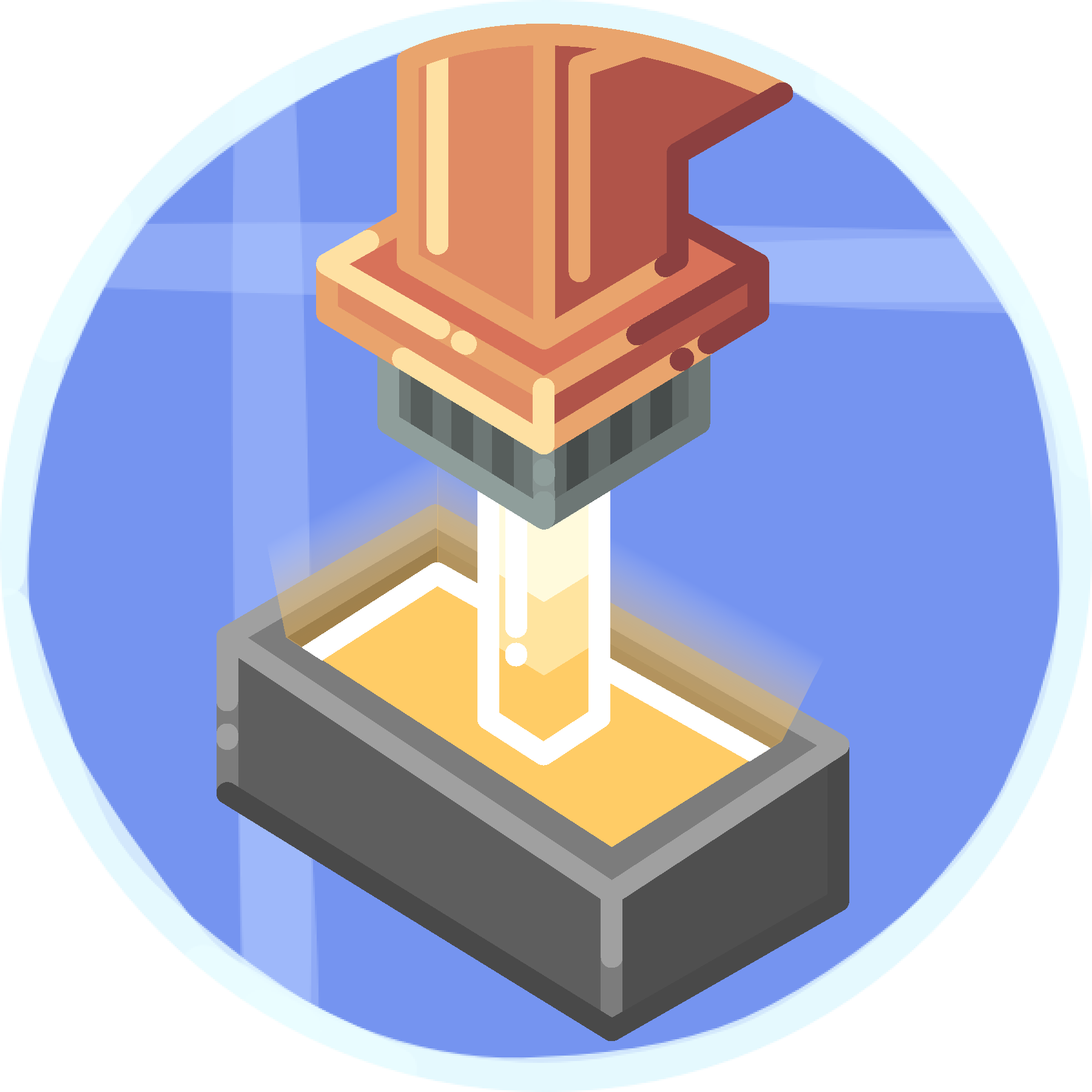 Логотип мода Create: Molten Metals