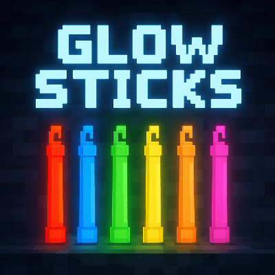 Логотип мода Glow Sticks