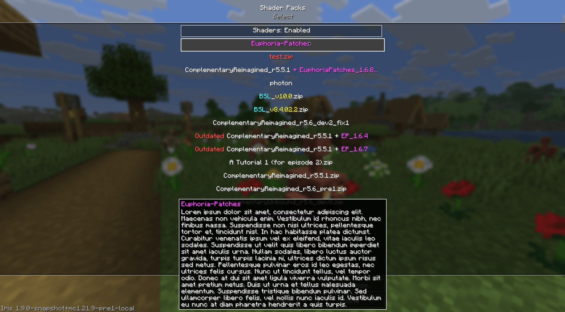 Скриншот мода