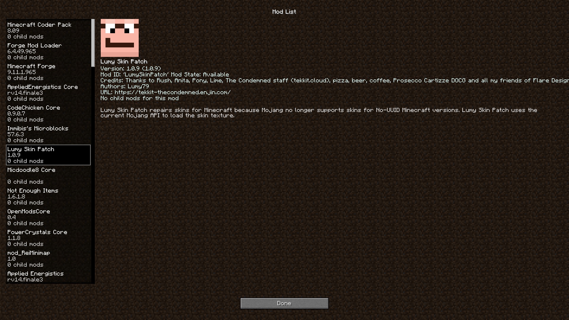 Скриншот мода