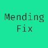 Логотип мода Mending Fix