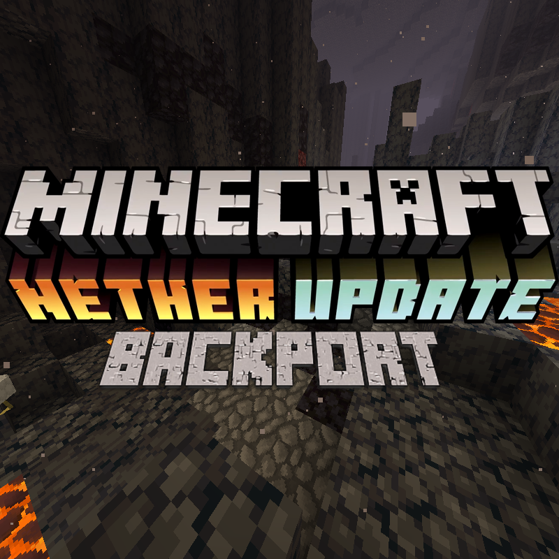 Логотип мода Nether Update Backport