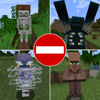 Логотип мода Mob Control: Add custom AI, break blocks, regrowth, spawners, plus more! Bad mobs? Block them! You're in control of your mobs!