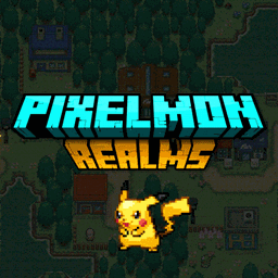 Логотип мода Pixelmon Realms: The Ultimate Pixelmon Experience!