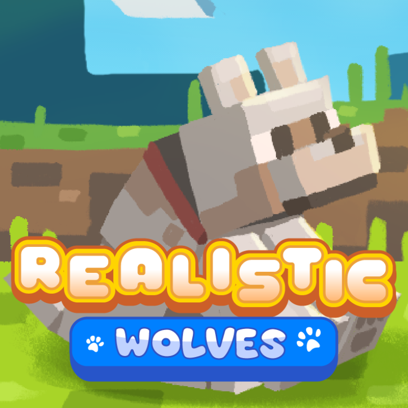 Логотип мода Realistic Wolves