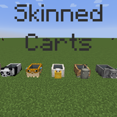 Логотип мода Skinned Carts
