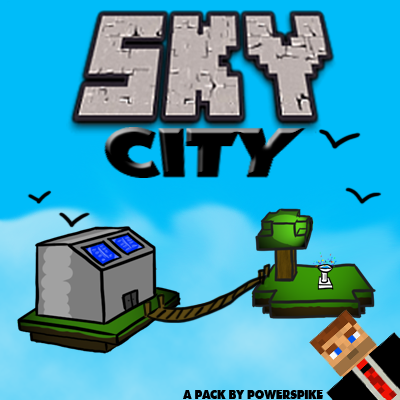 Логотип мода Skyblock City