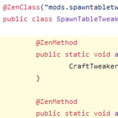 Логотип мода SpawnTableTweaker