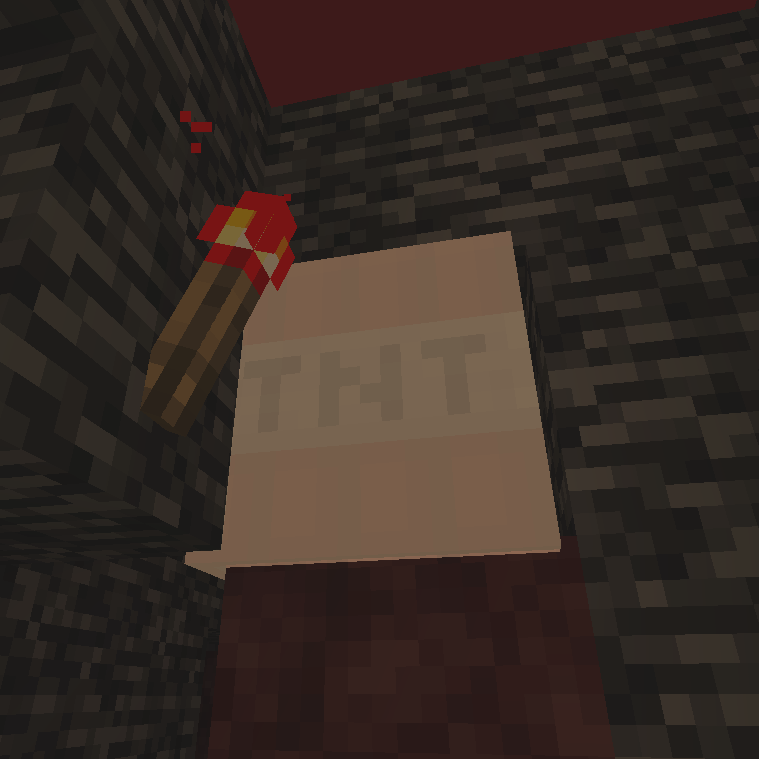 Логотип мода TNT Breaks Bedrock