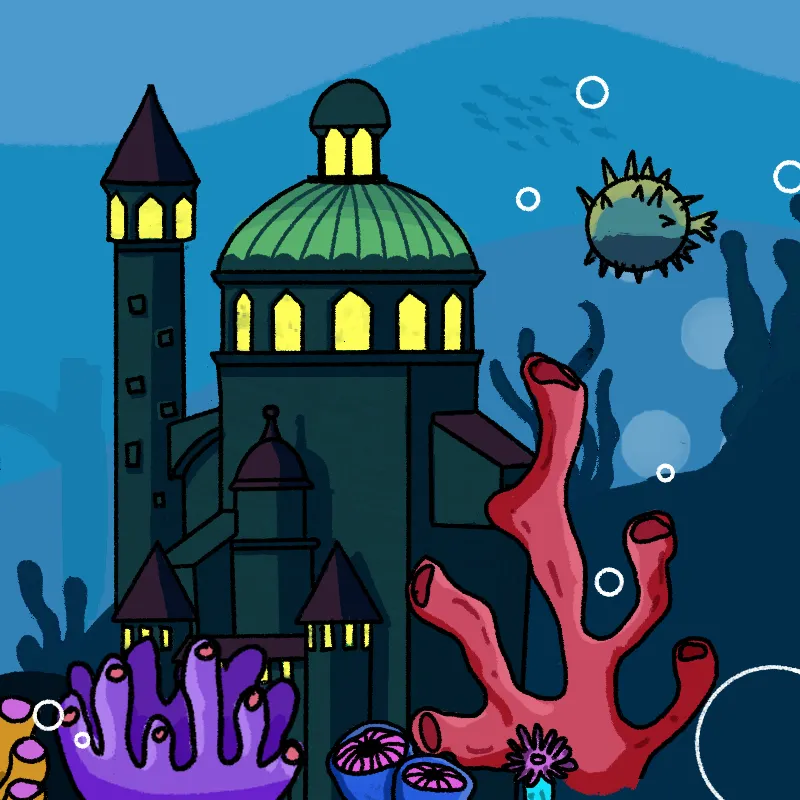 Логотип мода Underwater Village - Oceanic Structures