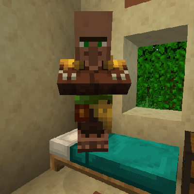 Логотип мода Villagers Respawn (Now with FORGE and FABRIC versions)