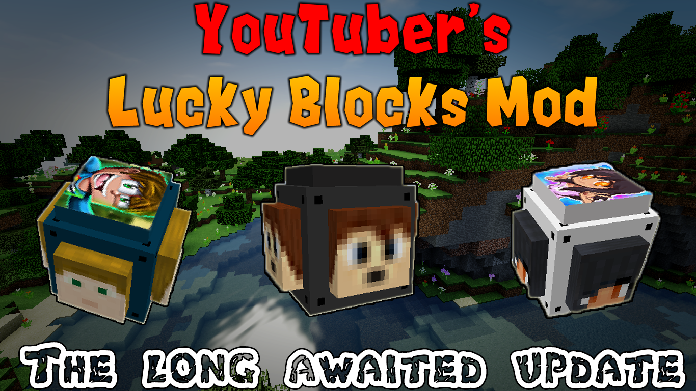 Логотип мода Youtuber's Lucky Blocks