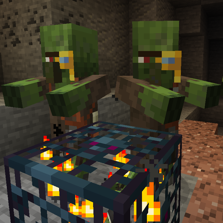 Логотип мода Zombie Villagers From Spawner